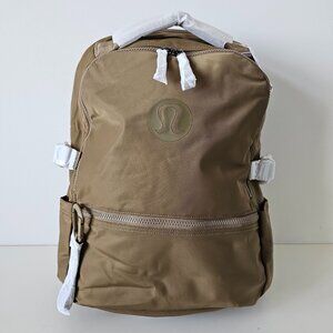 NWT LULULEMON ARTF/RWLI Sand Brown Lightweight New Crew Backpack OS